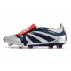 Zapatos Fútbol Adidas Predator Elite FT FG Plateado Met Negro Rojo
