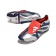 Zapatos Fútbol Adidas Predator Elite FT FG Plateado Met Negro Rojo