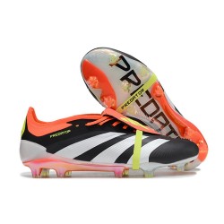 Zapatos Fútbol Adidas Predator Elite FT FG Negro Blanco Rojo