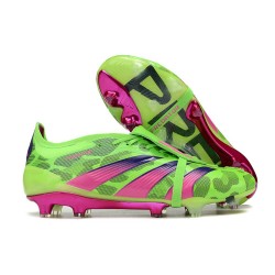 Zapatos Fútbol Adidas Predator Elite FT FG Team Verde Solar Shock Amarillo Limón Lúcido