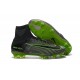 Zapatillas de fútbol Nike Mercurial Superfly V FG Para Hombre Gris Negro Verde