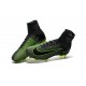 Zapatillas de fútbol Nike Mercurial Superfly V FG Para Hombre Gris Negro Verde