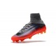 Nuevo Botas de fútbol Nike Mercurial Superfly 5 FG Gris Rojo Negro
