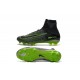 Zapatillas de fútbol Nike Mercurial Superfly V FG Para Hombre Gris Negro Verde