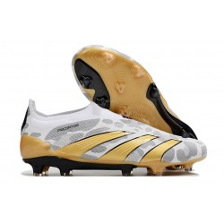 adidas Botas Futbol Predator Elite LL FG Blanco Oro Gris