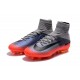 Nuevo Botas de fútbol Nike Mercurial Superfly 5 FG Gris Rojo Negro