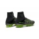 Zapatillas de fútbol Nike Mercurial Superfly V FG Para Hombre Gris Negro Verde