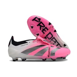 Zapatos Fútbol Adidas Predator Elite FT FG Rosa Blanco Negro