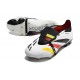 Zapatos Fútbol Adidas Predator Elite FT FG Blanco Negro Rojo Amarillo
