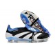 Zapatos Fútbol Adidas Predator Elite FT FG Negro Blanco Azul