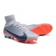 Zapatillas de fútbol Nike Mercurial Superfly V FG Para Hombre Gris Negro Naranja