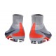 Zapatillas de fútbol Nike Mercurial Superfly V FG Para Hombre Gris Negro Naranja
