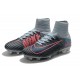 Nuevo Botas de fútbol Nike Mercurial Superfly 5 FG Gris Rosa Negro