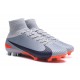 Zapatillas de fútbol Nike Mercurial Superfly V FG Para Hombre Gris Negro Naranja