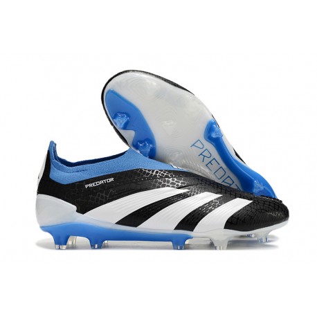 adidas Botas Futbol Predator Elite LL FG Negro Blanco Azul