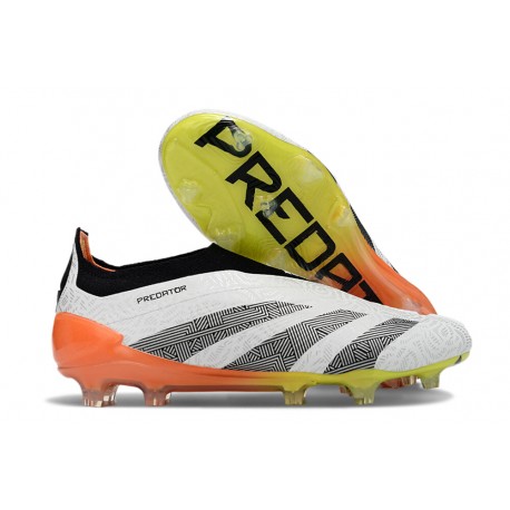 adidas Botas Futbol Predator Elite LL FG Blanco Negro Arancione