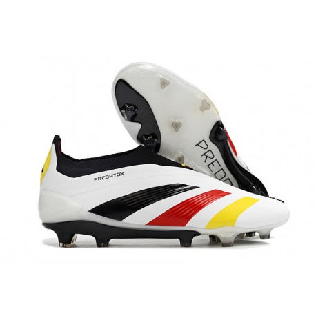 adidas Botas Futbol Predator Elite LL FG Blanco Negro Rojo Amarillo