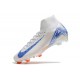 Botas Nike Mercurial Superfly 10 Elite FG Blueprint Blanco Azul Carrera