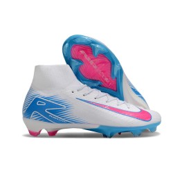 Botas Nike Mercurial Superfly 10 Elite FG Blanco Azul Rosa