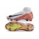 Botas Nike Mercurial Superfly 10 Elite FG Blanco Naranja Negro