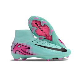 Botas Nike Mercurial Superfly 10 Elite FG Verde Negro Rosa
