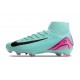 Botas Nike Mercurial Superfly 10 Elite FG Verde Negro Rosa