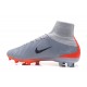 Zapatillas de fútbol Nike Mercurial Superfly V FG Para Hombre Gris Negro Naranja