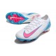 Bota Nike Zoom Mercurial Vapor 16 Elite FG Blanco Azul Rosa