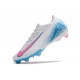 Bota Nike Zoom Mercurial Vapor 16 Elite FG Blanco Azul Rosa