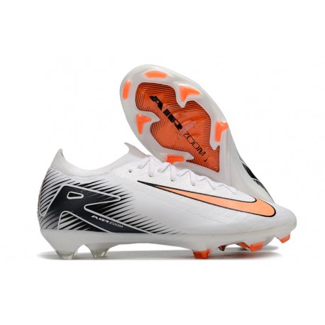 Bota Nike Zoom Mercurial Vapor 16 Elite FG Blanco Naranja Negro