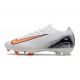 Bota Nike Zoom Mercurial Vapor 16 Elite FG Blanco Naranja Negro