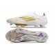adidas F50 + LL FG Adidas F50 + Sin Cordones FG Ftwr Blanco Dorado Met