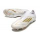 adidas F50 + LL FG Adidas F50 + Sin Cordones FG Ftwr Blanco Dorado Met