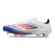 Botas de Futbol adidas F50 + LL FG Ftwr Blanco Azul Lúcido Rojo