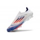 Botas de Futbol adidas F50 + LL FG Ftwr Blanco Azul Lúcido Rojo