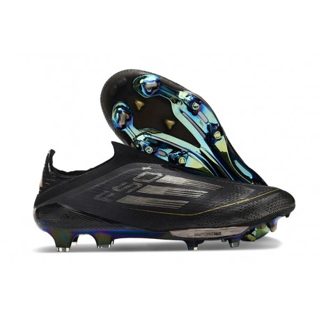 Botas de Futbol adidas F50 + LL FG Negro Hierro Met Dorado Met