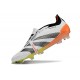 Botas Adidas Predator Elite Foldover Tongue FG Blanco Negro Naranja