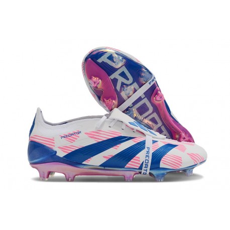 Zapatos Adidas Predator Elite FT FG Ftwr Blanco Solar Azul Solar Rosa