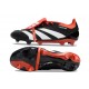 Botas Adidas Predator Elite Foldover Tongue FG Negro Blanco Rojo