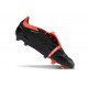 Botas Adidas Predator Elite Foldover Tongue FG Negro Blanco Rojo