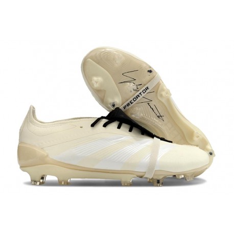 Botas Adidas Predator Elite Foldover Tongue FG Beige Negro