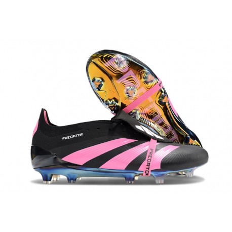 Botas Adidas Predator Elite Foldover Tongue FG Negro Rosa