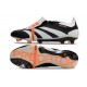 Botas Adidas Predator Elite Foldover Tongue FG Negro Blanco Naranja