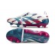 Botas Adidas Predator Elite Foldover Tongue FG Blanco Azul Rojo