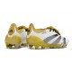 Botas Adidas Predator Elite Foldover Tongue FG Blanco Oro Plata