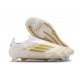 Zapatos de Fútbol adidas F50 Elite LL FG Ftwr Blanco Dorado Met