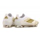 Zapatos de Fútbol adidas F50 Elite LL FG Ftwr Blanco Dorado Met