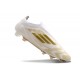 Zapatos de Fútbol adidas F50 Elite LL FG Ftwr Blanco Dorado Met