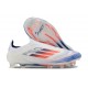 Zapatos de Fútbol adidas F50 Elite LL FG Ftwr Blanco Azul Lúcido Rojo