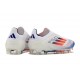 Zapatos de Fútbol adidas F50 Elite LL FG Ftwr Blanco Azul Lúcido Rojo